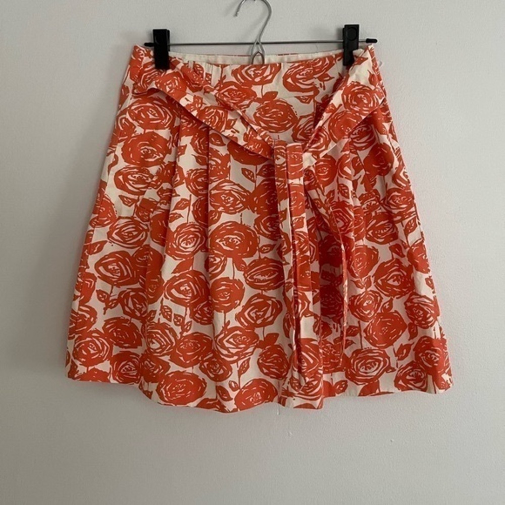 J. Crew A-line floral skirt size 2